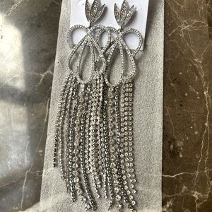 WHBM silver earrings
